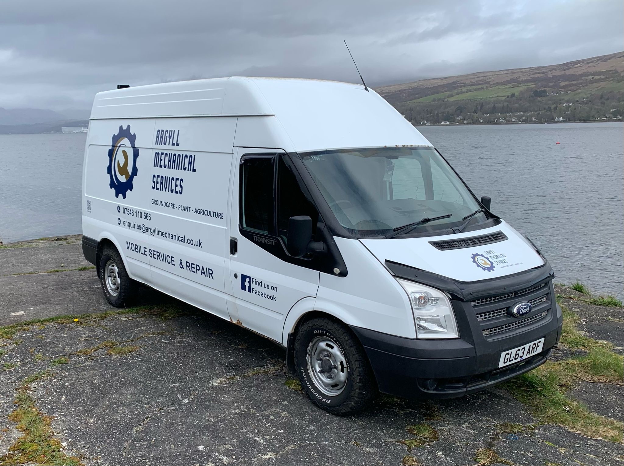 Hero image of company van